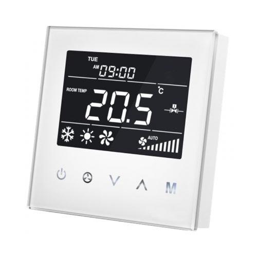 MCO Home Fan Coil Thermostaat Verwarmen Z-Wave Wit
